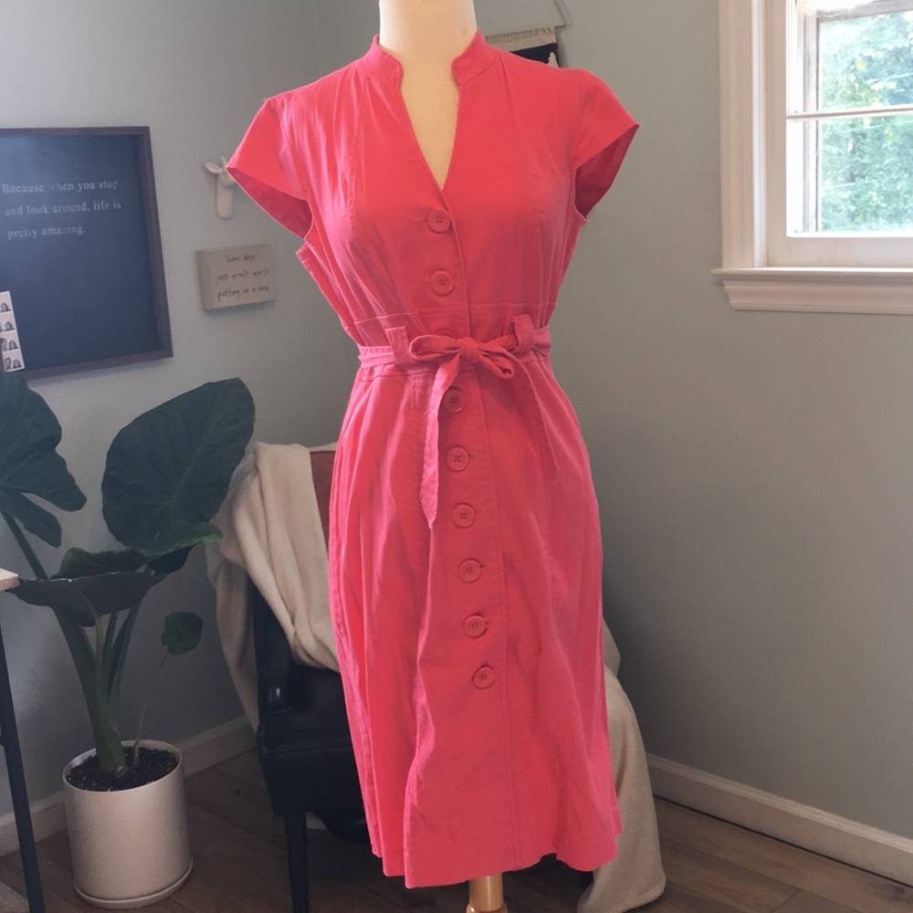 Pink vintage style dress